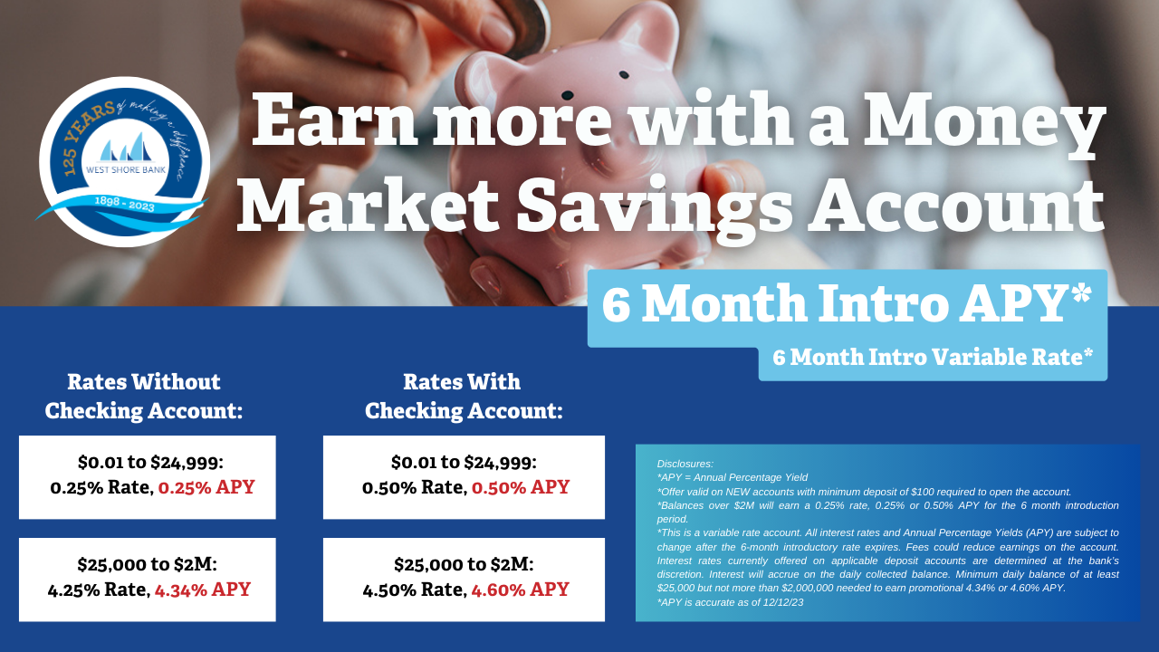 Earn more with a money market account