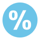 Percent sign icon