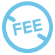 No fee icon