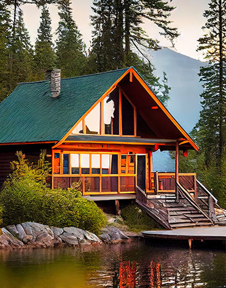 Vacation home along the lake