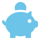 Piggy bank icon