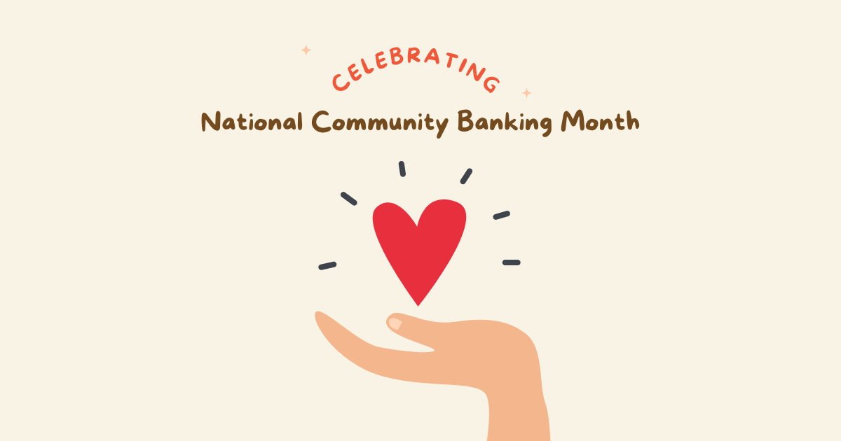 National Community Banking Month Banner